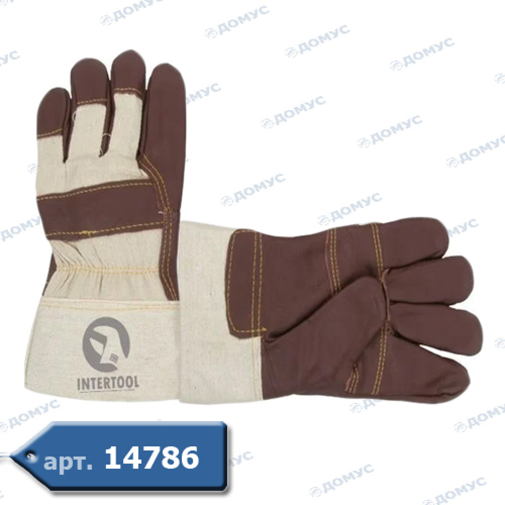 Рукавички INTERTOOL (SP-0013) шкіра (Імпорт)