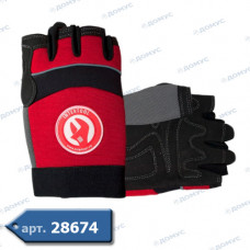 Рукавички INTERTOOL (SP-0142) без пальців микрофібра (Імпорт)