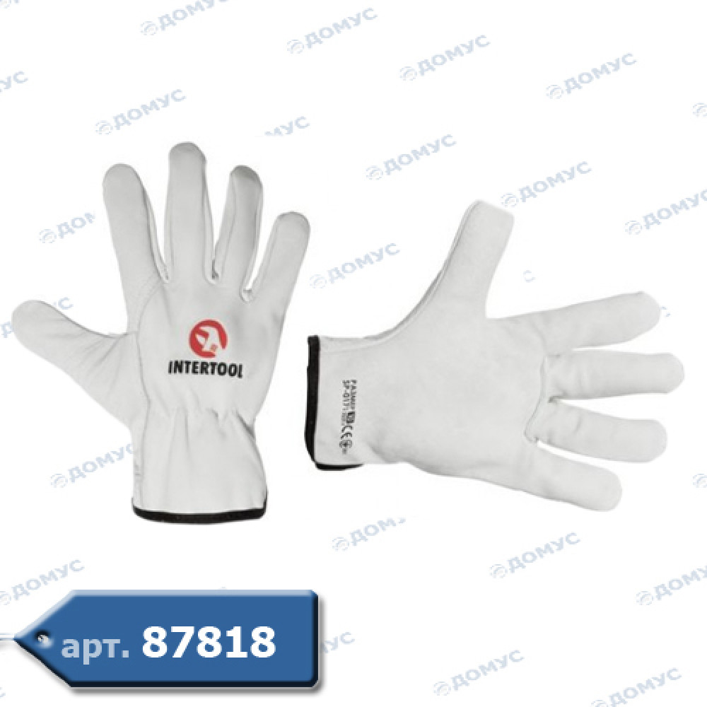 Рукавички INTERTOOL (SP-0171) шкіряні Drivar Style (Імпорт)