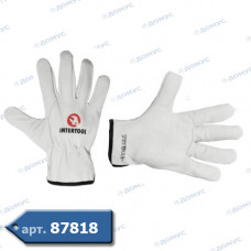 Рукавички INTERTOOL (SP-0171) шкіряні Drivar Style (Імпорт)