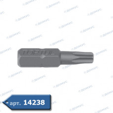 Біта TOPTUL TORX 1/4" 25мм T27 (Імпорт) 