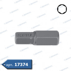 Біта TOPTUL 10мм L-30мм HEX 6мм. (FSDA1206) (Імпорт)