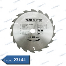 Коло по дереву YATO 185х20х2.4x1.4мм (YT-6063) (Імпорт)