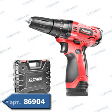 Шуруповерт акумуляторний Stark CD-12-2 Li-Ion 12V 2х1.3Ah Ø10 23Hm 350-1350об/хв.+ кейс (Імпорт)
