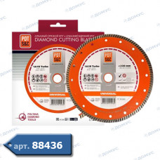 Коло алмазне PDT TURBO UNIVERSAL ОБ Ø230x22.2x2.6 1A1R (810600TUNVu) (Україна)