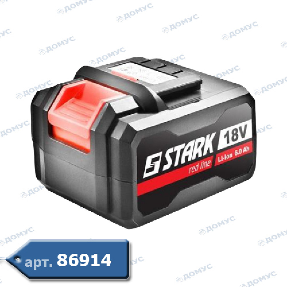 Батарея акумуляторна STARK 6,0Ah 18V Li-Ion (B-1860Q) (Імпорт)